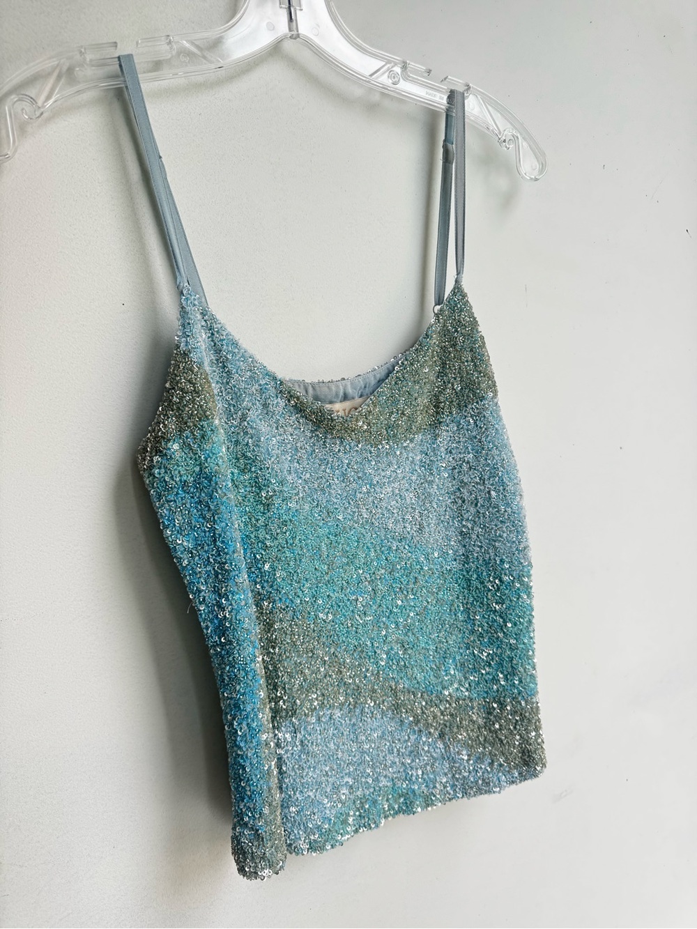 La Fuori Sparkle Sequin Top